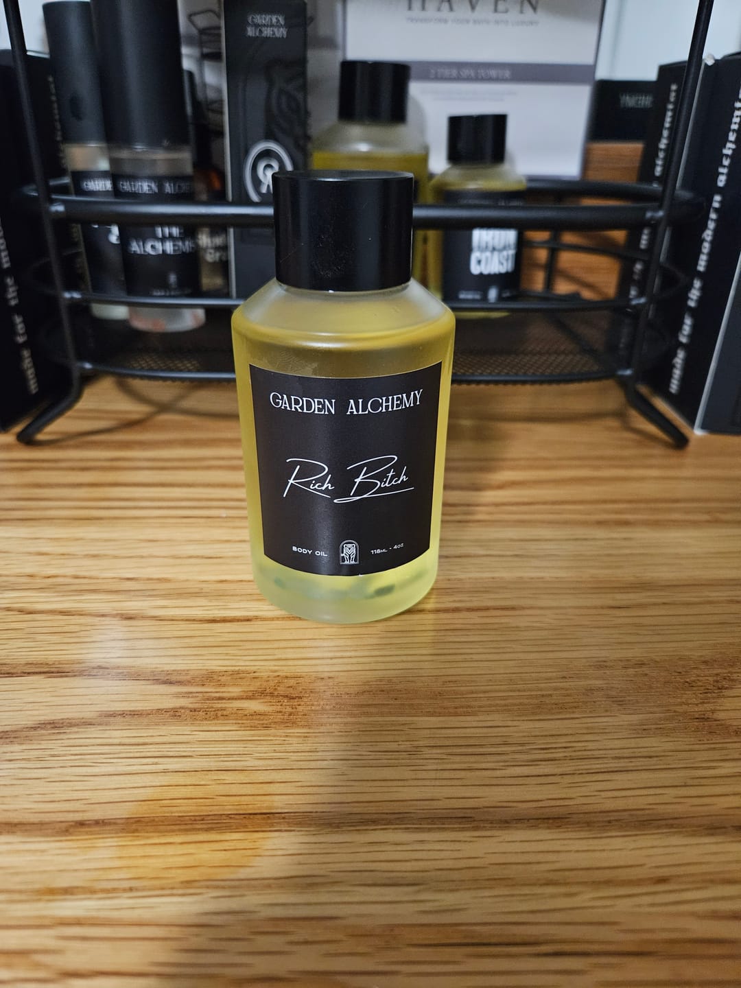 Customer photo review of RICH BITCH BODY OIL (the return of the OG 1st formula)