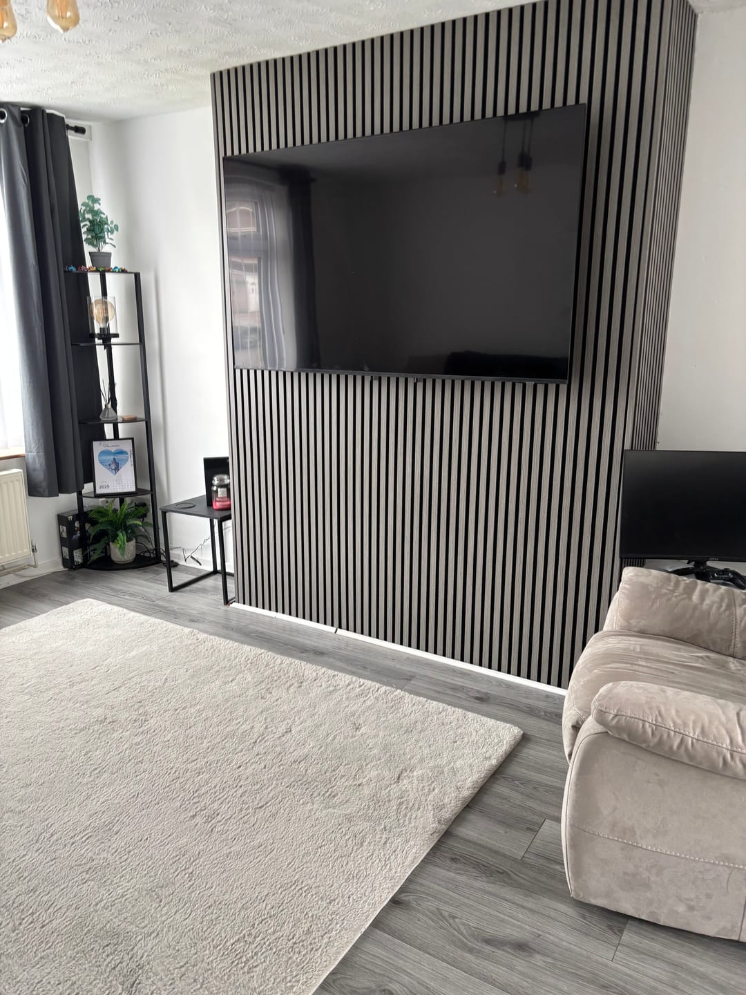 Customer photo review of Premium Acoustic Wall Panels - Light Grey