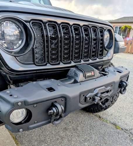 Customer photo review of Jeep Wrangler JK/JL/JT Front Shackle Tab Kit (Rated 10,000-lbs Tensial Strength Tow Point)