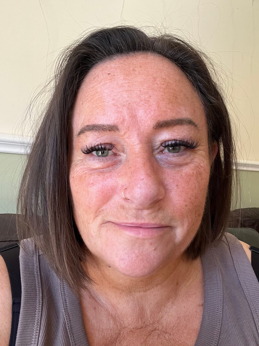 Customer photo review of Moonlight - Lazy Girl Pre-Glued Lashes