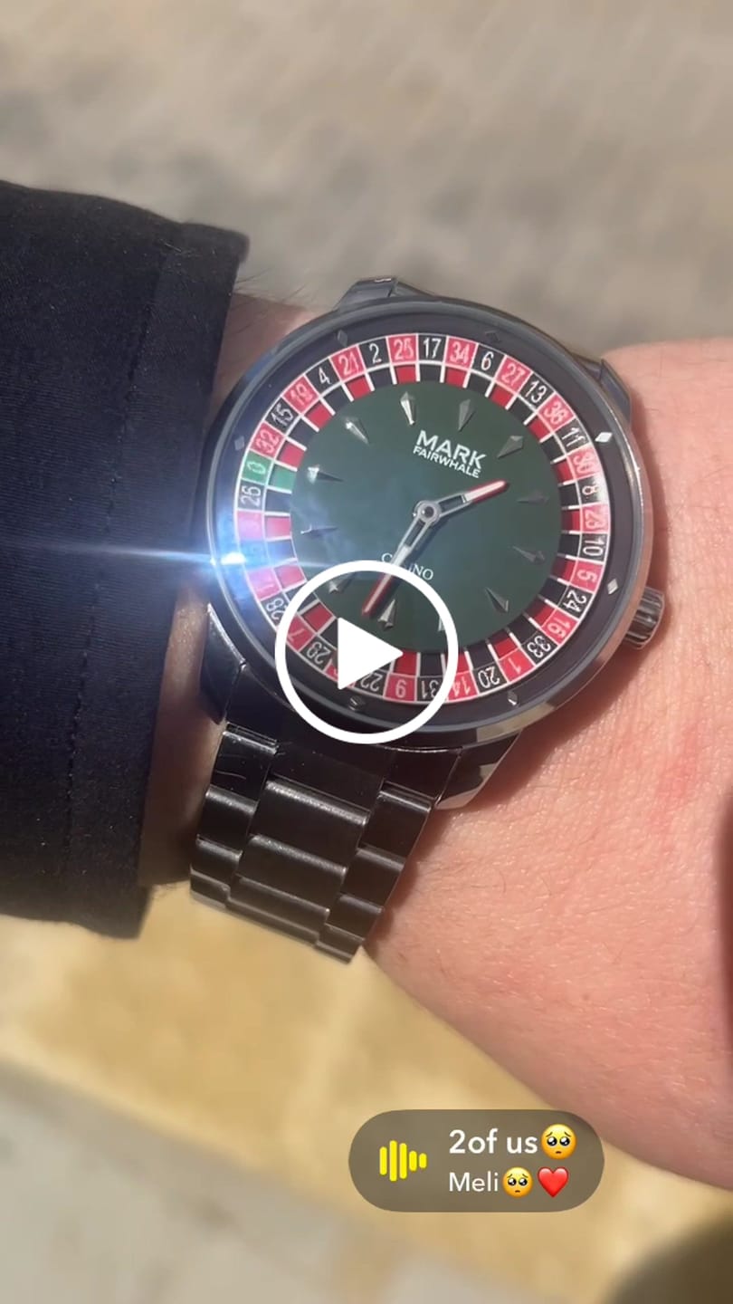 Customer video review of Mark Fairwhale FW-5031 ROULEX Casino Watch – Luxury Roulette Timepiece