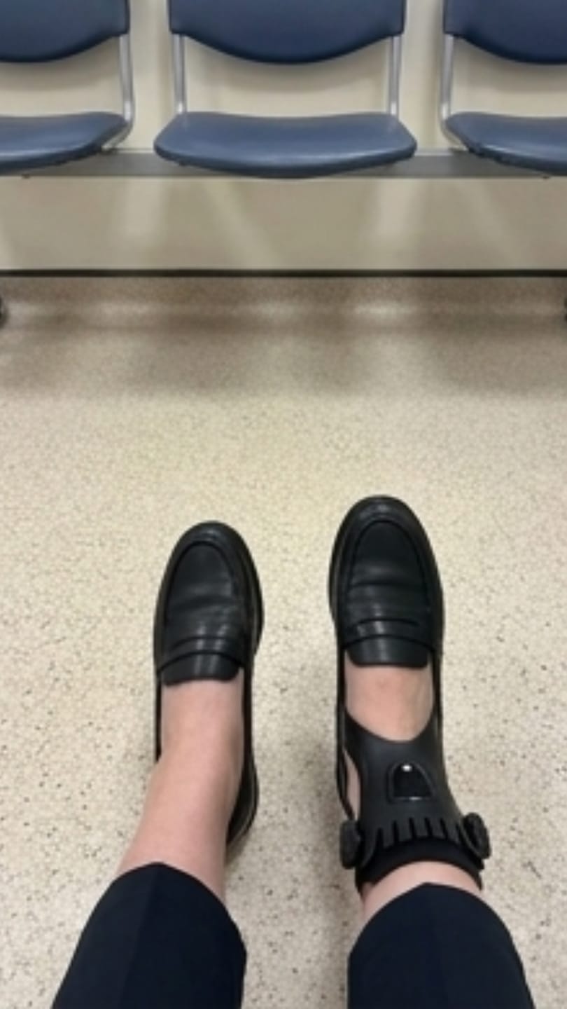 Customer photo review of Orthevo | Fußheberorthese
