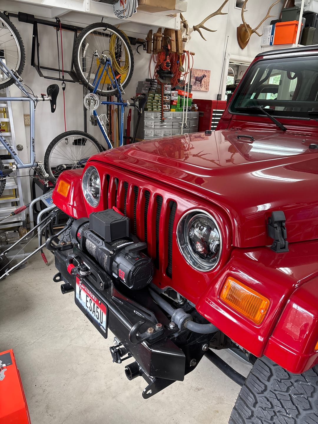 Customer photo review of OPENROAD 10,000lbs Electric Winch with Synthetic Rope-Panther Series 3S