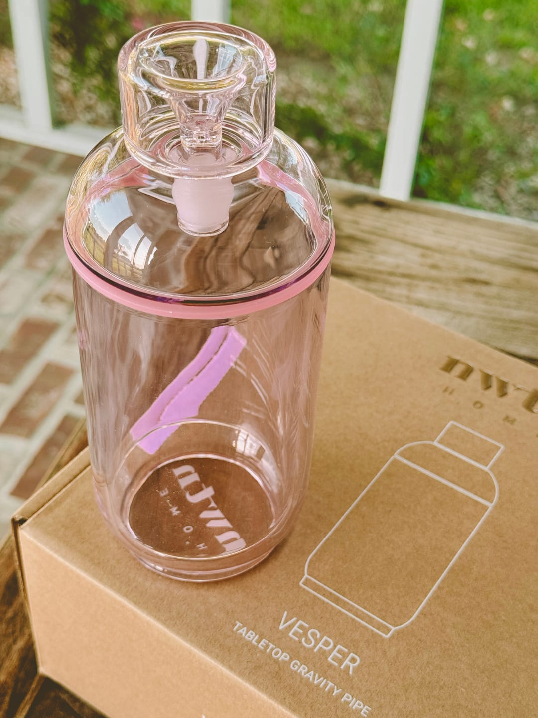 Customer photo review of Vesper Gravity Bong
