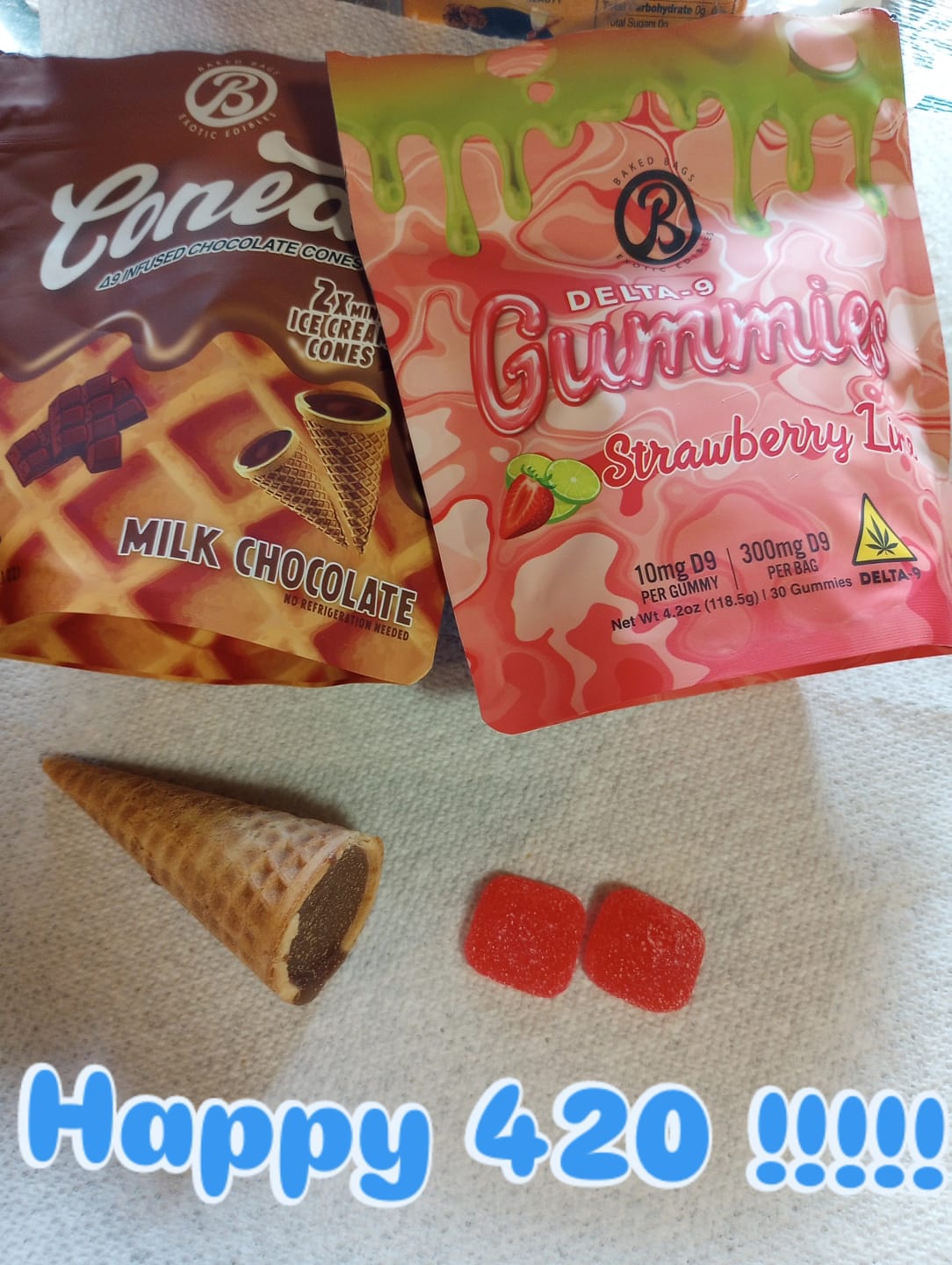 Customer photo review of GUMMIES - STRAWBERRY LIME