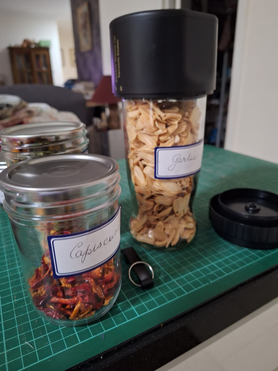 Customer photo review of Mason Jar Vacuum Sealer Kit