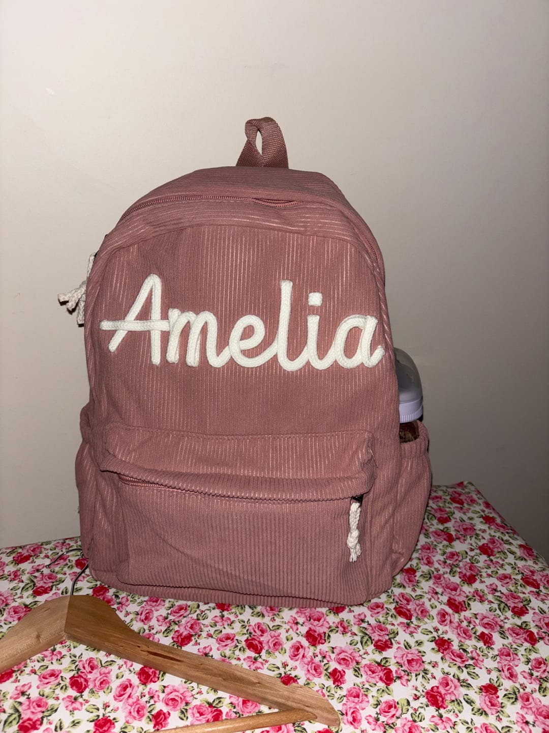 Customer photo review of K&C - Personalized Knitted Backpack