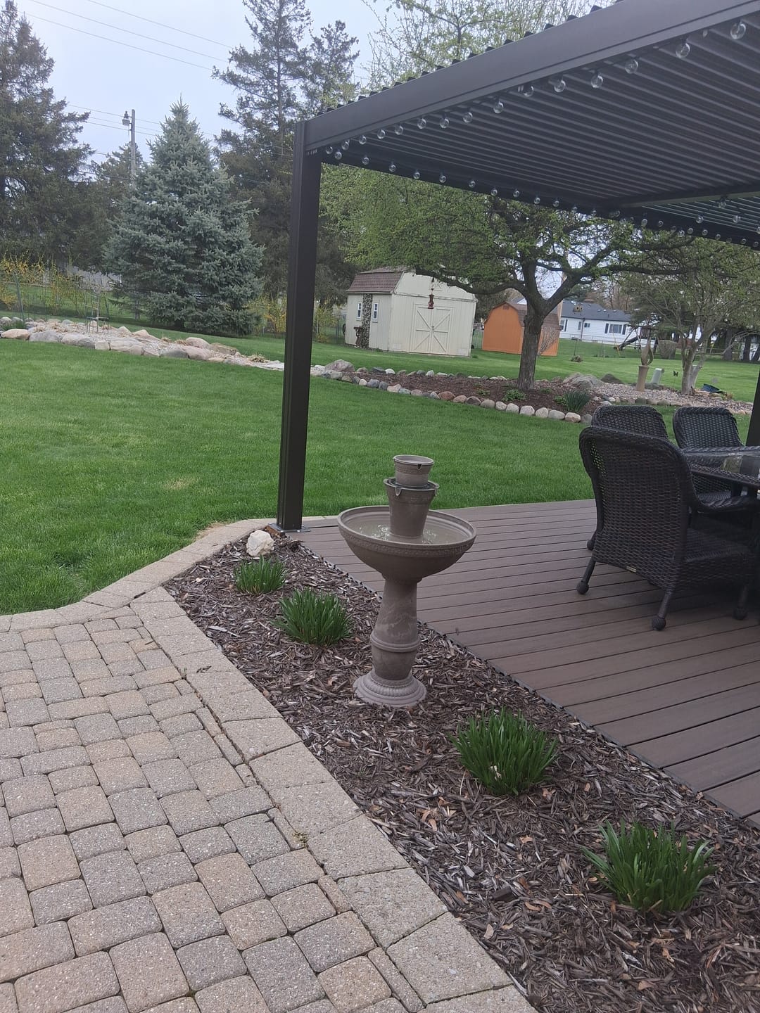 Customer photo review of Adria Cordless 8-in-1 Modular Fountain with Timer