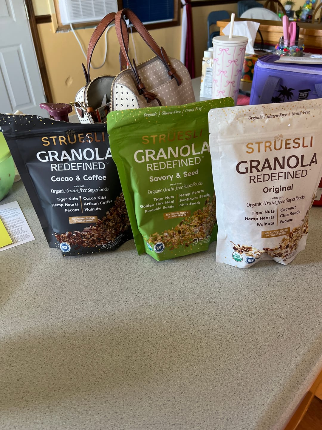 Customer photo review of Struesli Organic Granola | Variety Pack