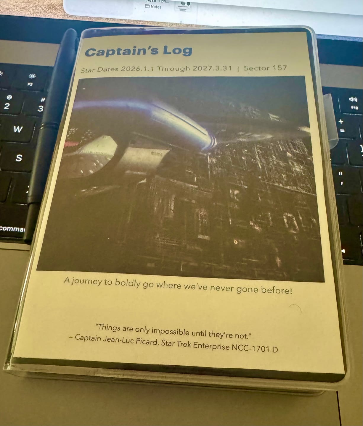 Customer photo review of 2026 B6 Weekly Planner | All-in-One | Stacked Weekends