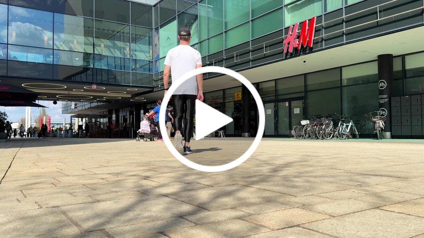Customer video review of Elegant Leggings shine men