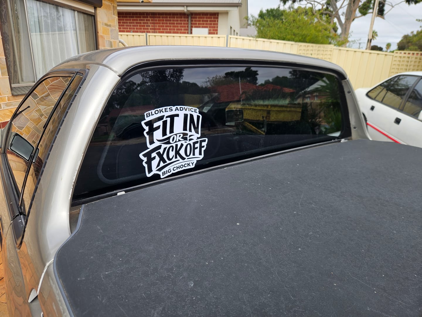Customer photo review of Big Chocky | Fit In Sticker - 250x215mm