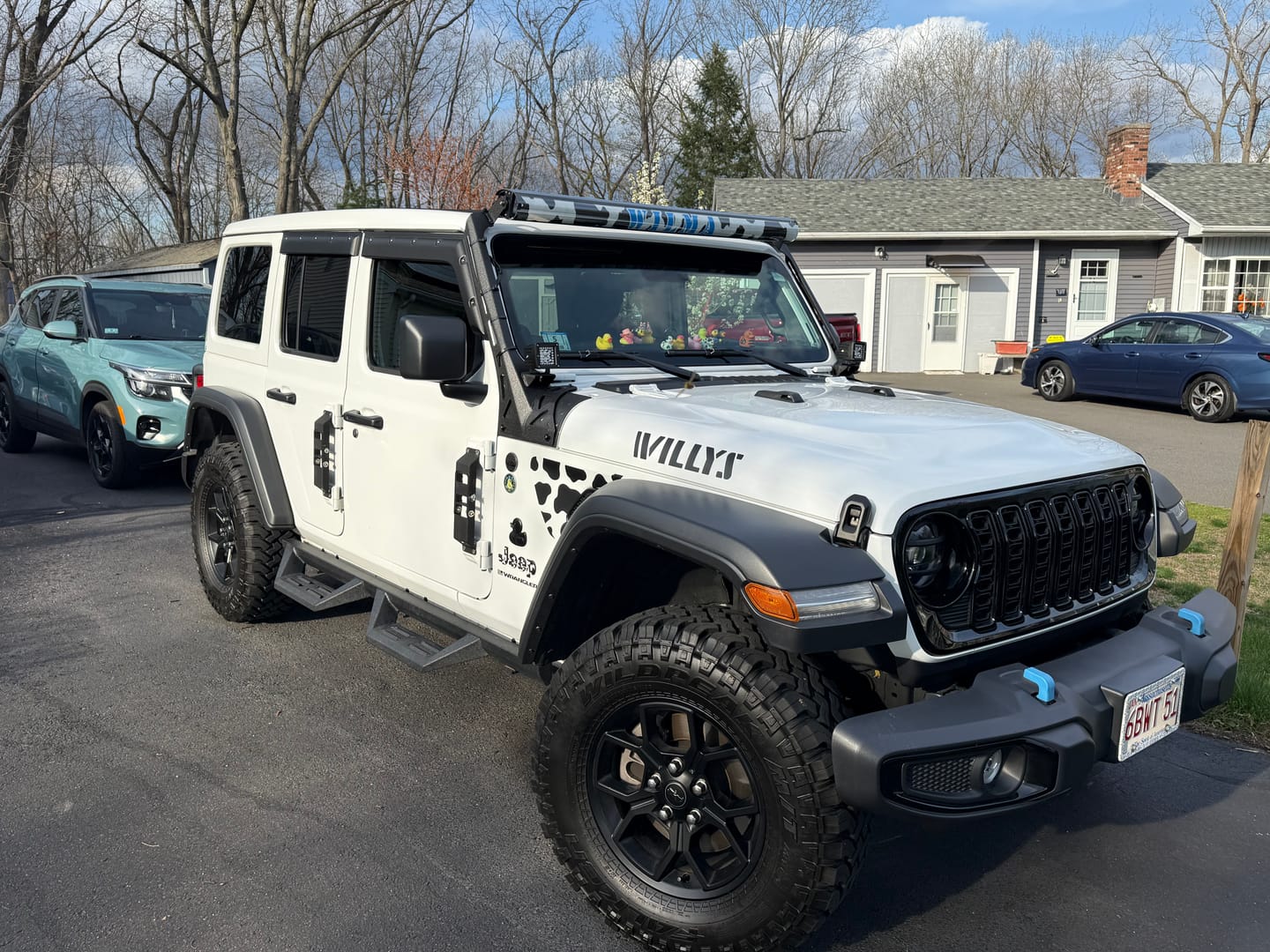 Customer photo review of Light Bar Cover | Dual Row 52"
