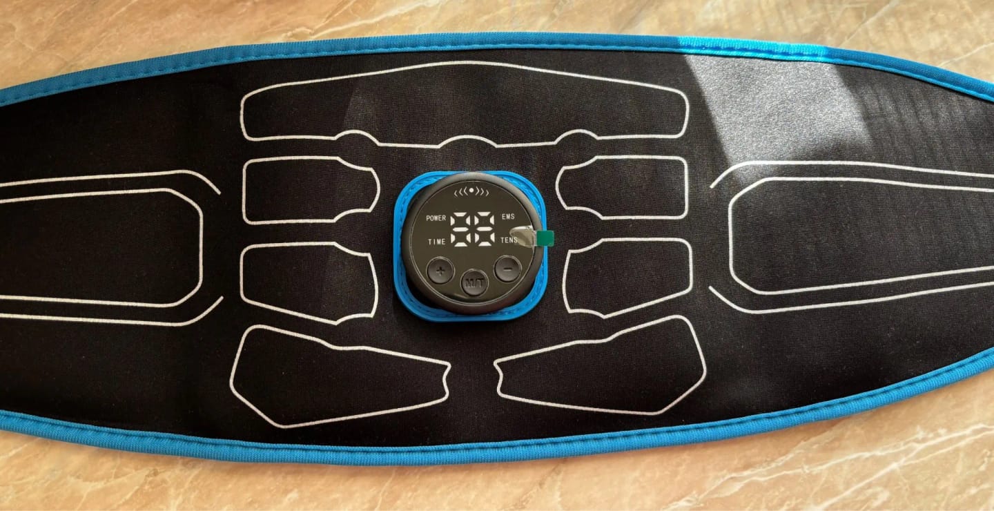 Customer photo review of Ceinture d'Électrostimulation Abdominale