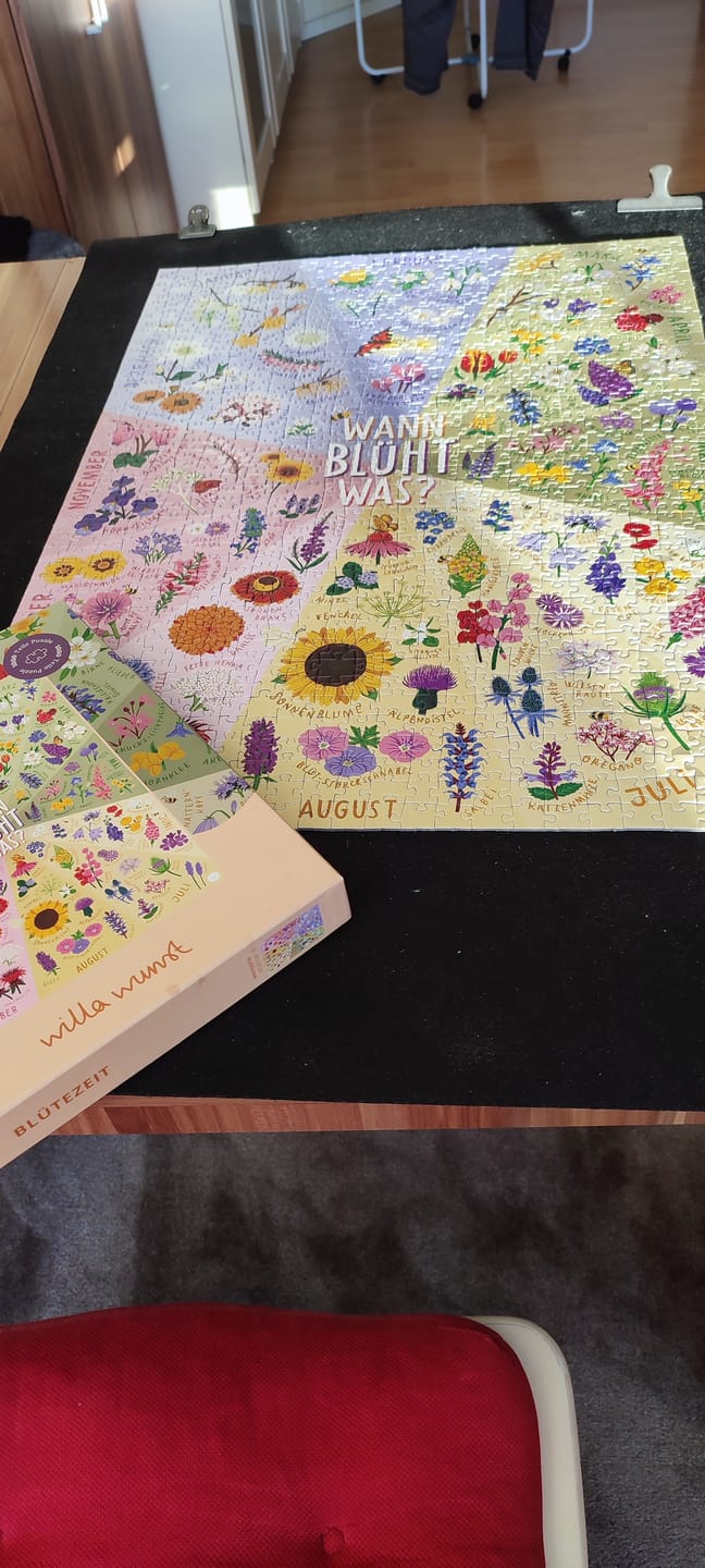 Customer photo review of Blütezeit Puzzle