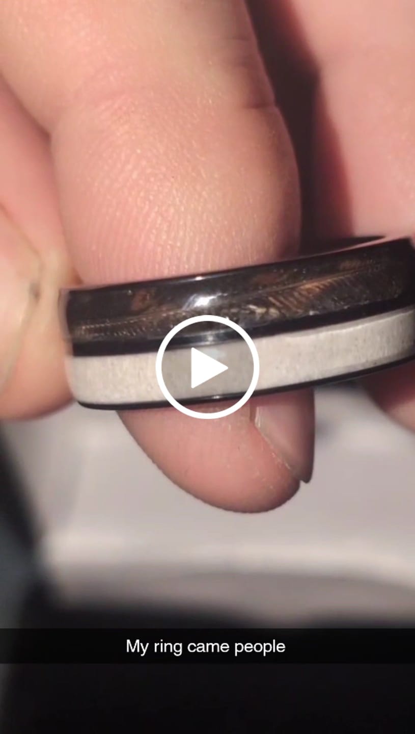 Customer video review of Custom Ring for Nick Anderson