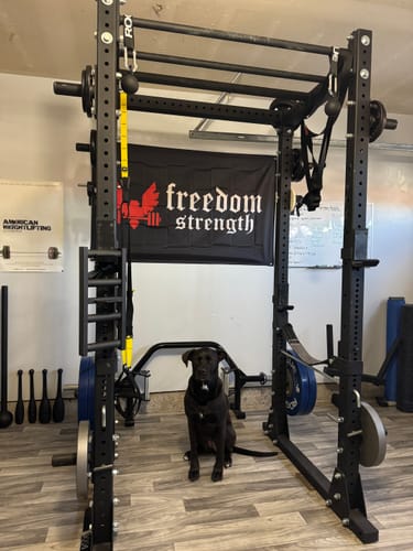 Customer photo review of Freedom Strength banner