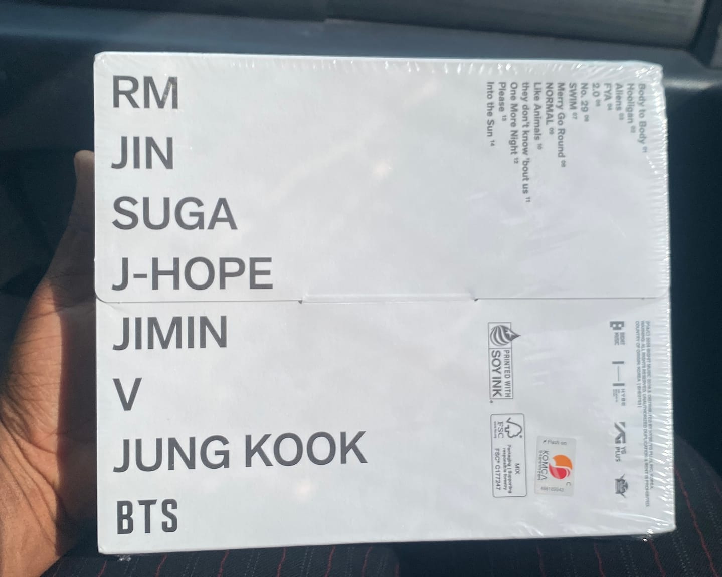 Customer photo review of BTS ARIRANG ALBUM