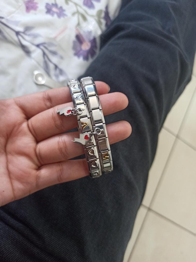 Customer photo review of Charm Letra M