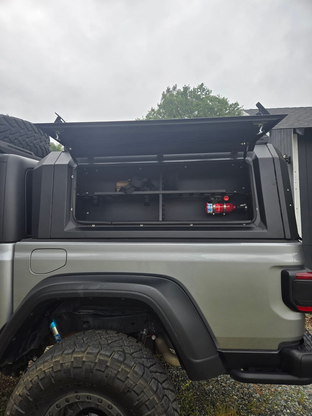 Customer photo review of OPENROAD Truck Cap Storage Box