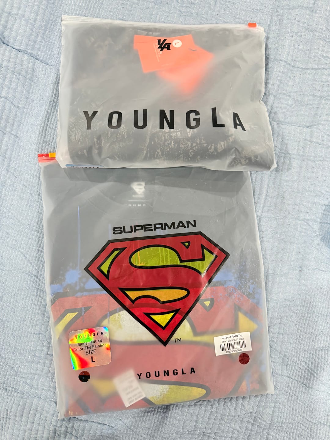 Customer photo review of 4044 - Superman Graphic Tees