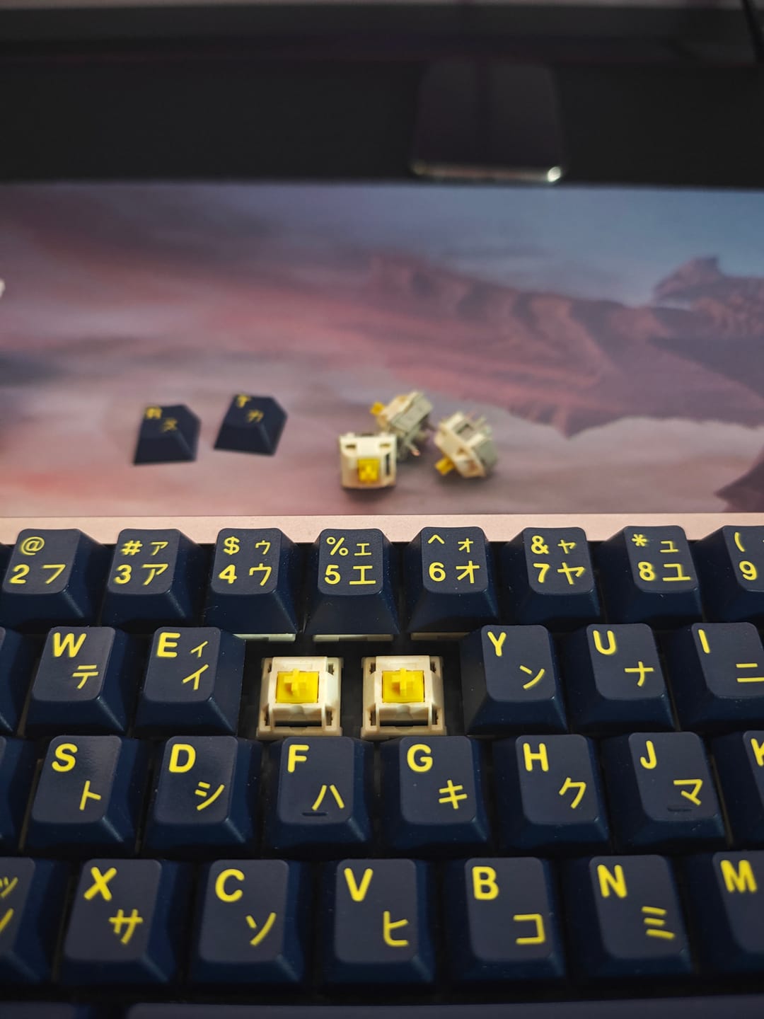 Customer photo review of KEYGEEK M3 LINEAR SWITCH FACTORY LUBED (10PCS)
