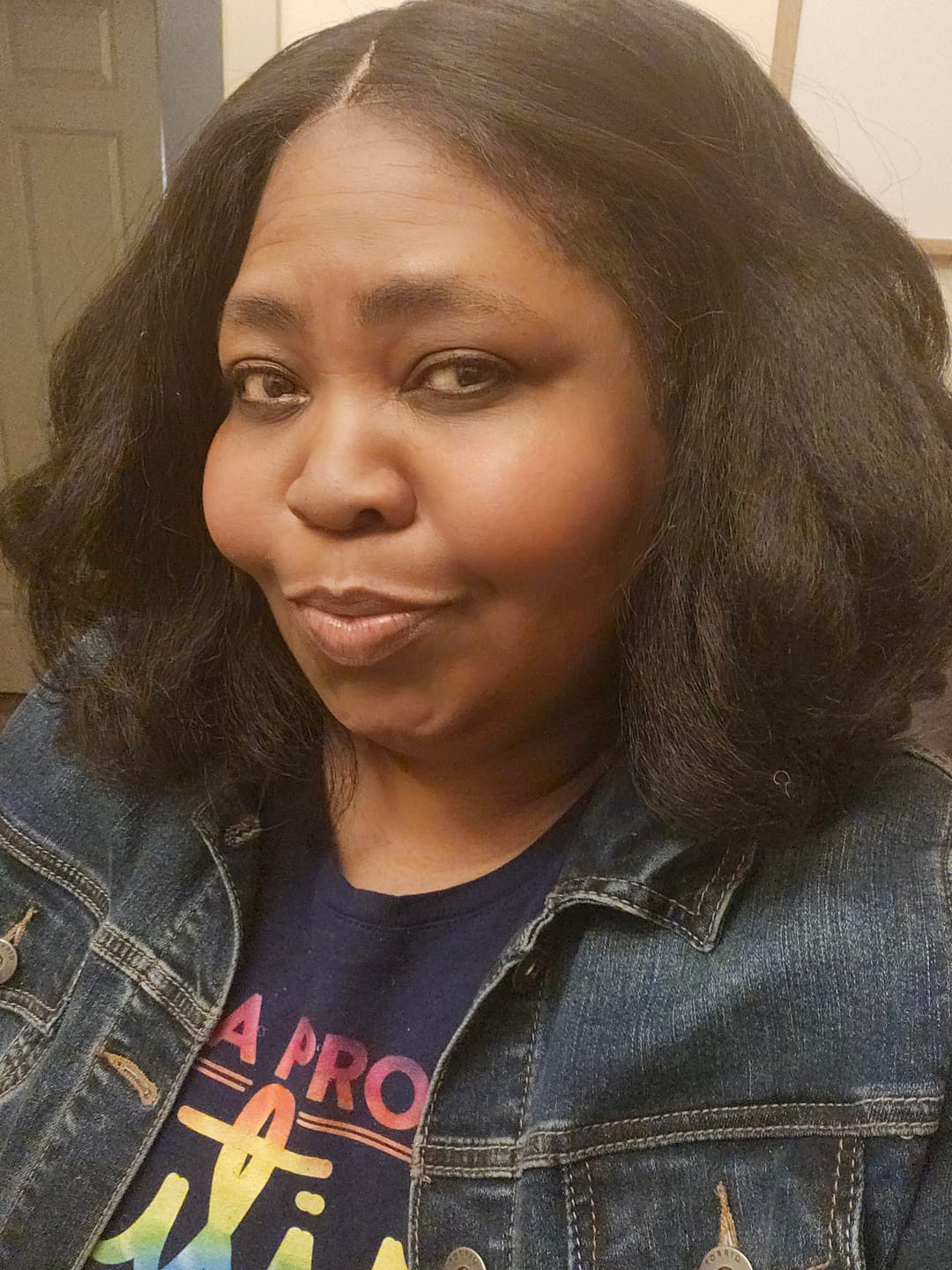 Customer photo review of Chade Magic Lace Heart Hairline Glueless Y-Part HD Lace Front Wig - MHH05