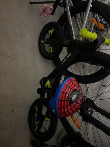 Customer photo review of Gear Force 12-Inch Kids Balance Bike – Shock-Absorbing