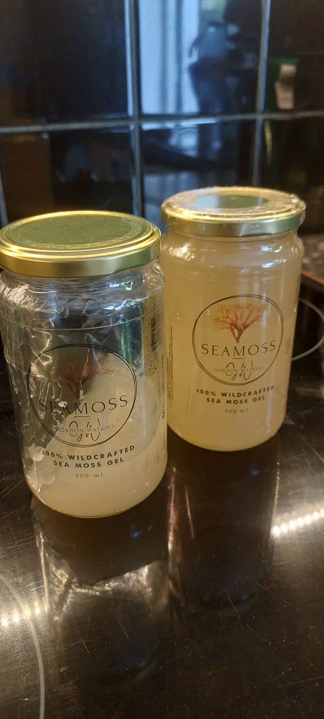 Customer photo review of Gold Sea Moss Gel - Made With Certified Organic Wildcrafted Sea Moss