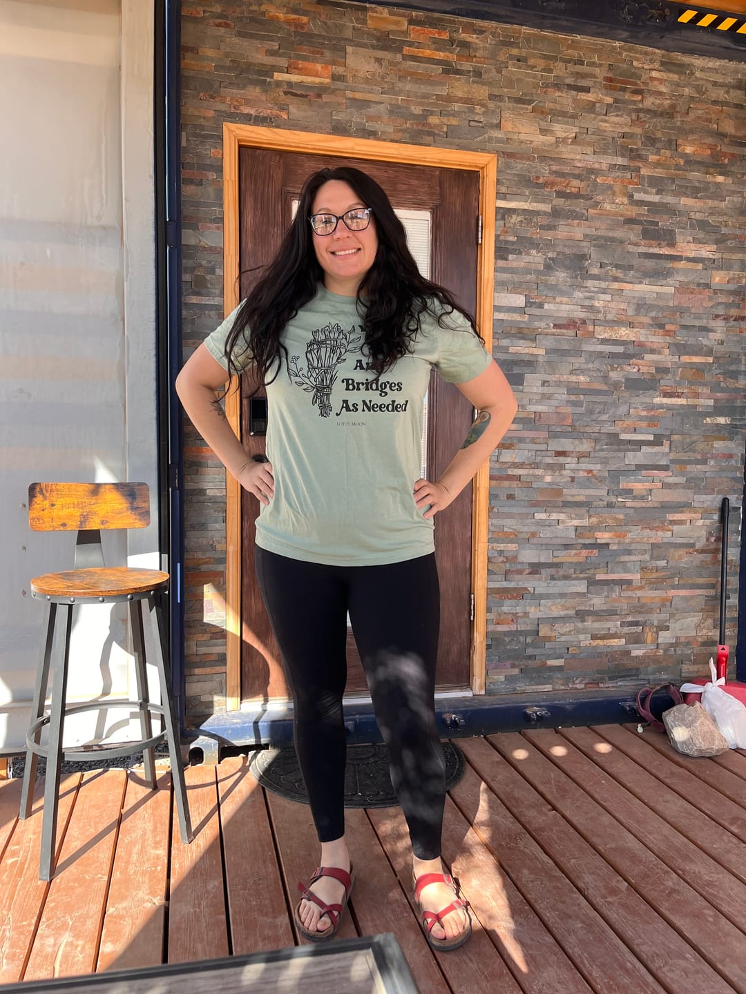 Customer photo review of Will Burn Sage Tee