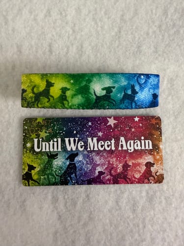 Customer photo review of Until We Meet Again Dog Bracelet