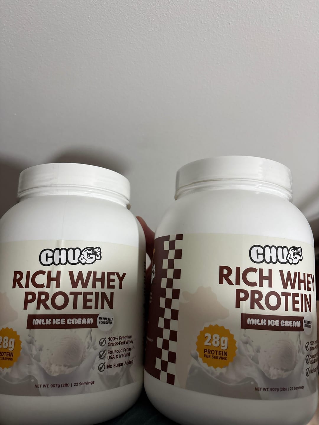 Customer photo review of RICH WHEY PROTEIN