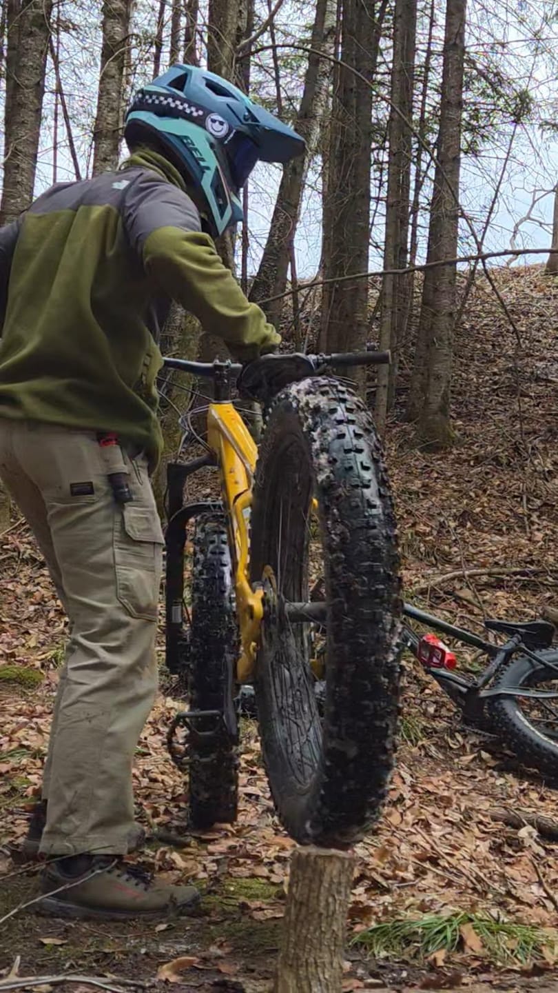 Customer photo review of The Valorie Moto/MTB Goggle - Clear Lens