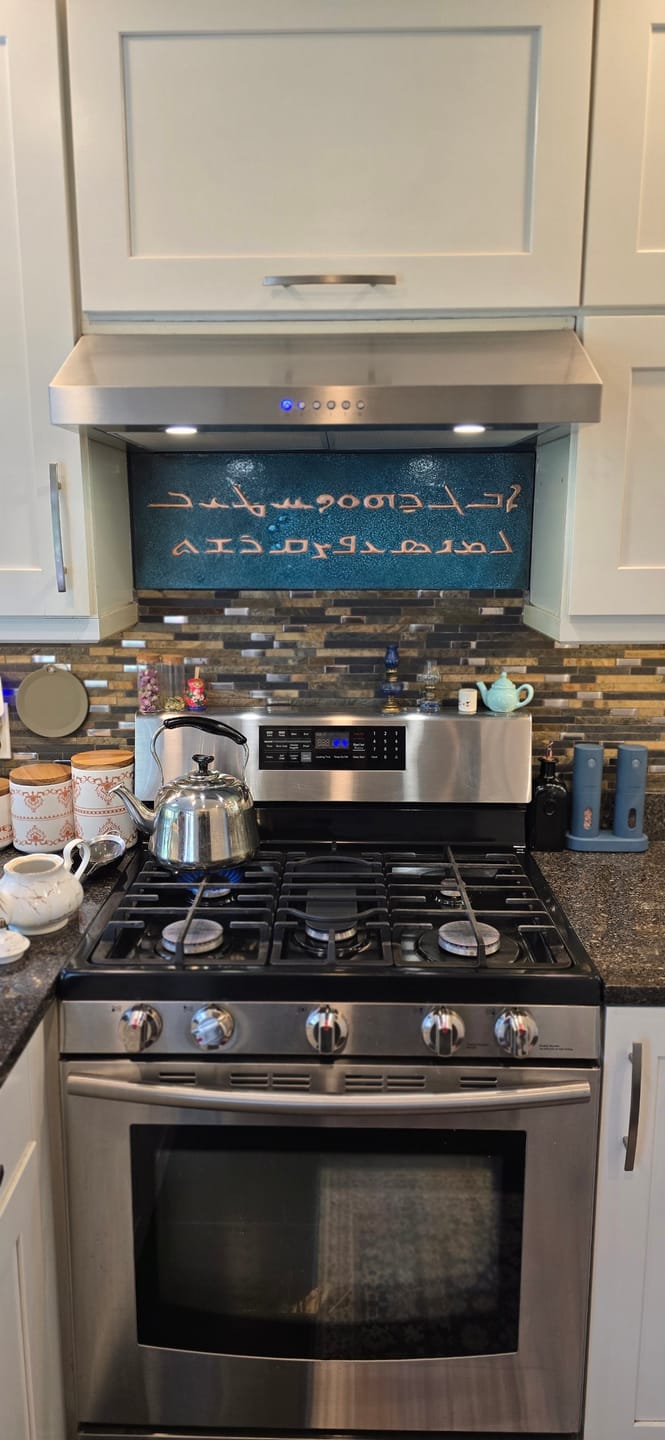 Customer photo review of Personalized Name Plate