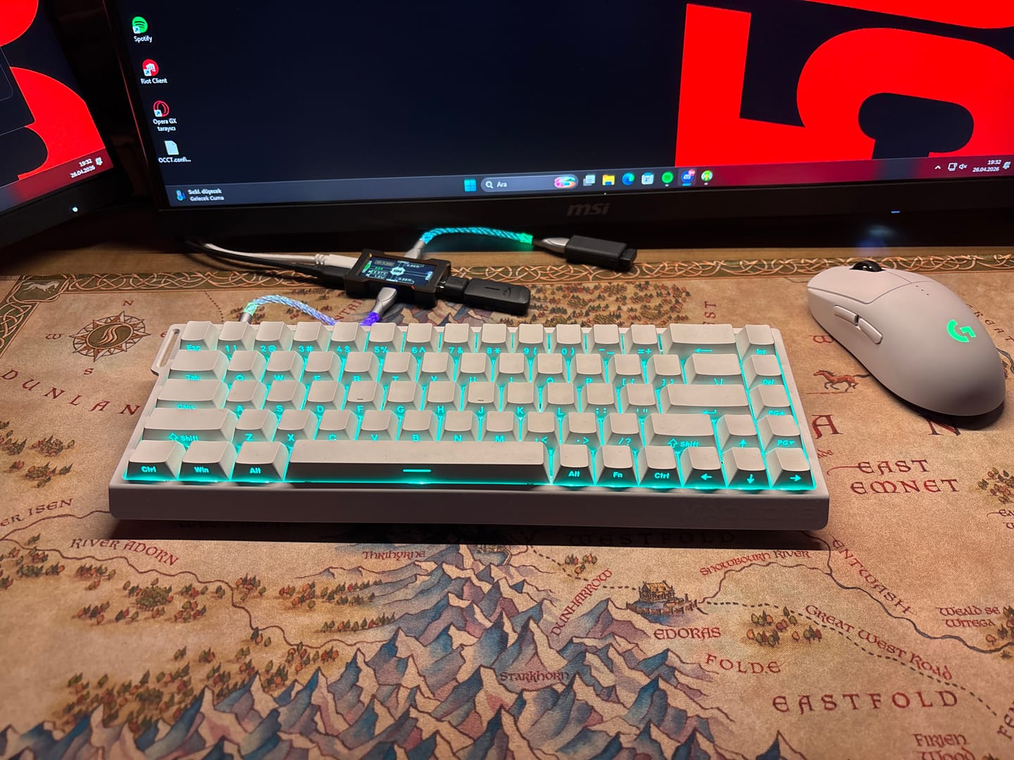 Customer photo review of FGG Madlions MAD60/68 Klavye (Manyetik Switch / HE)