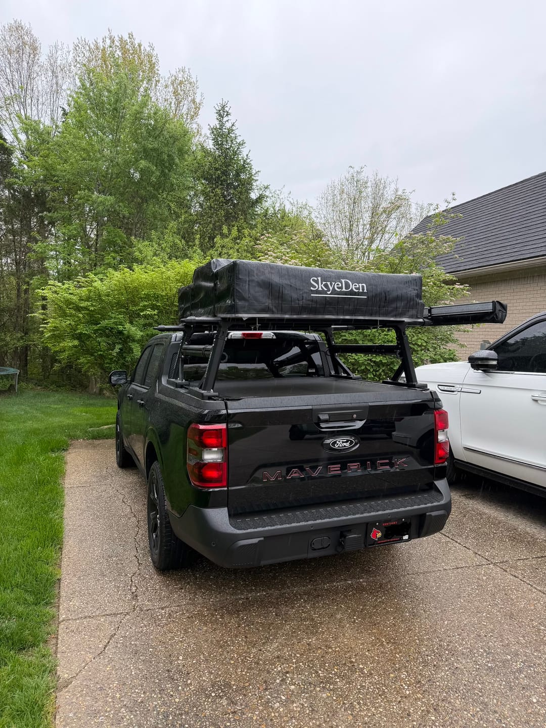 Customer photo review of OPENROAD Adjustable Bed Rack for Trucks
