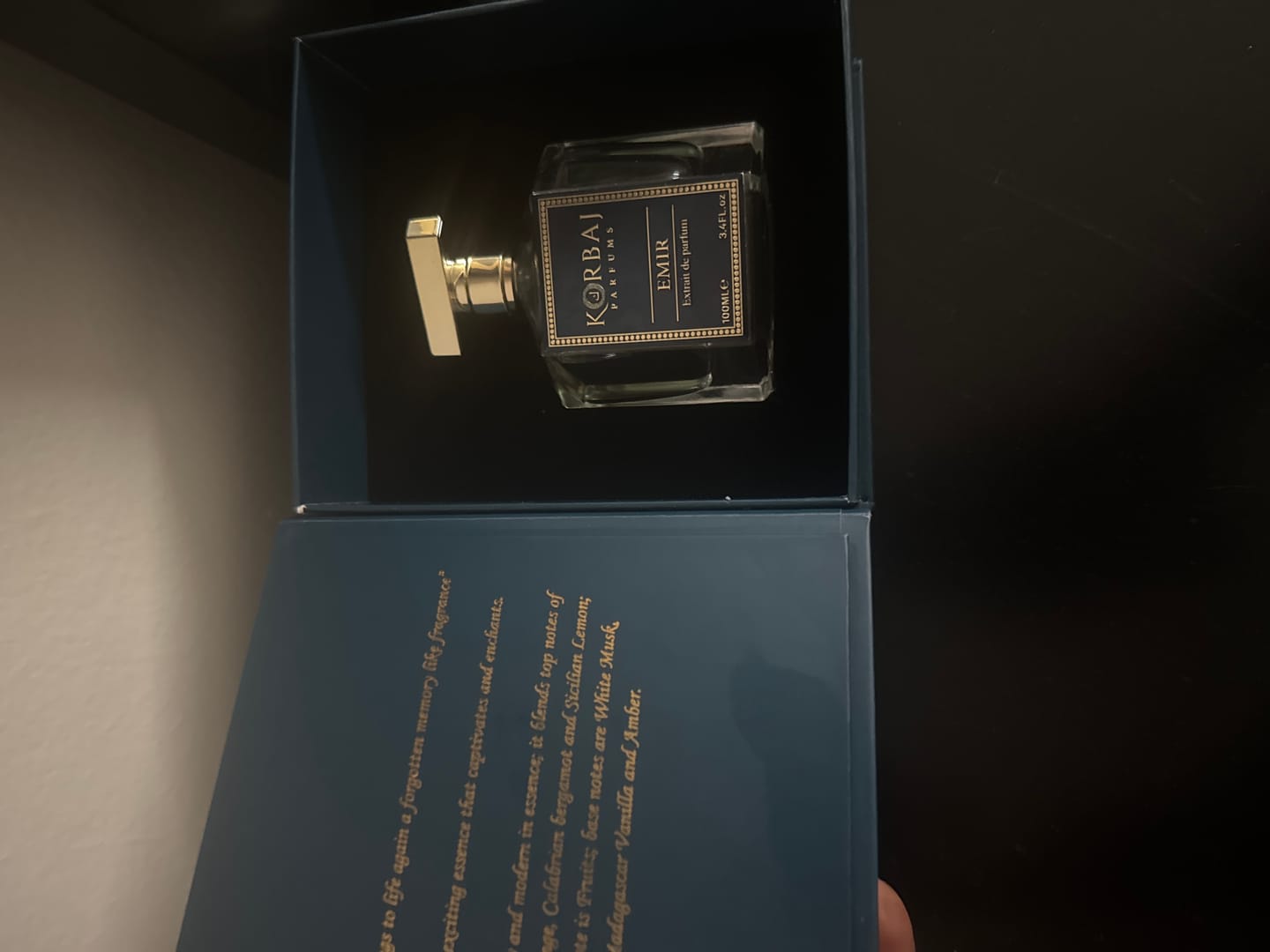 Customer photo review of Korbaj EMIR - Extrait de Parfum 100ml