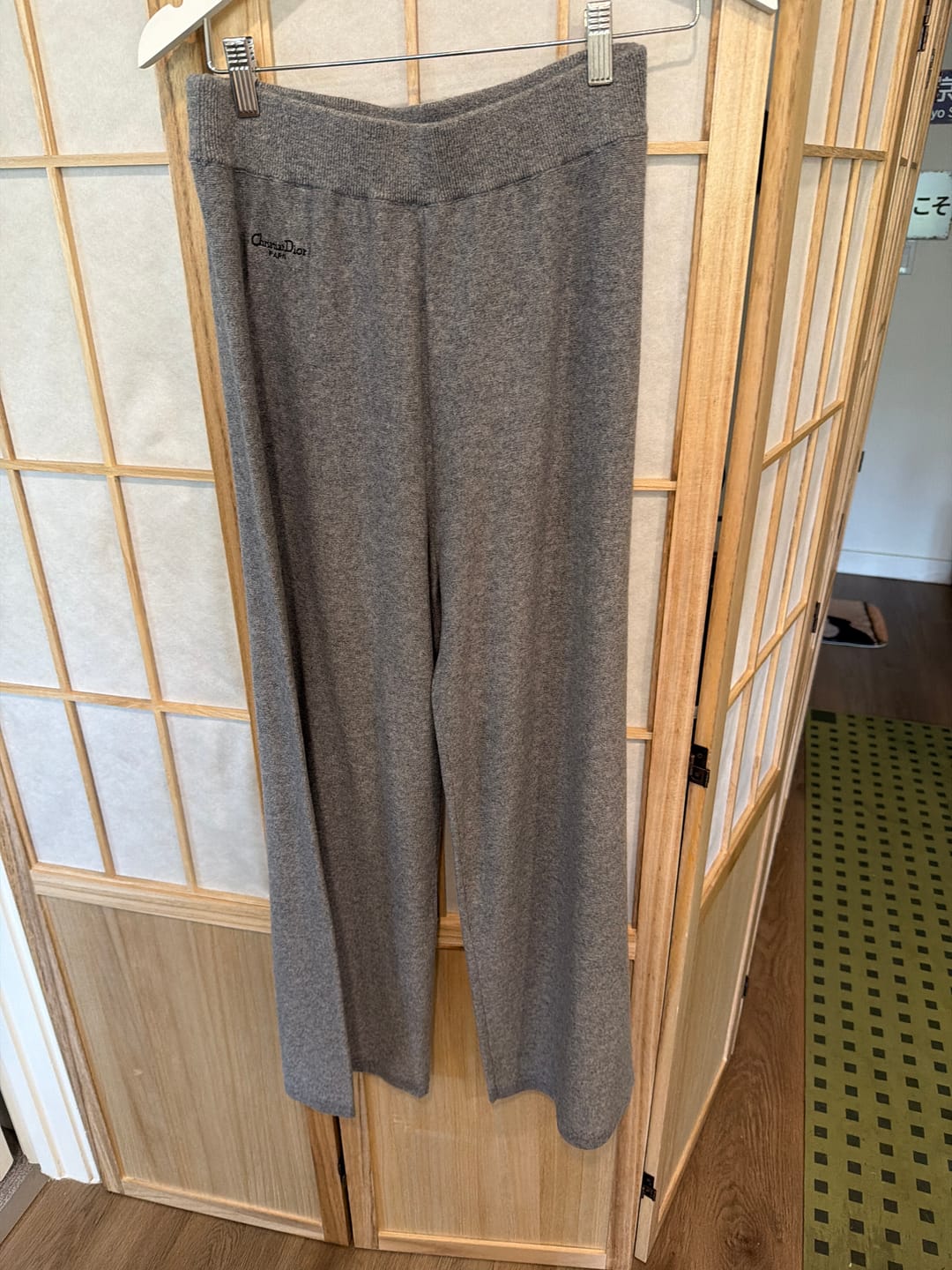 Customer photo review of DIOR 25S WIDE-LEG PANTS 594