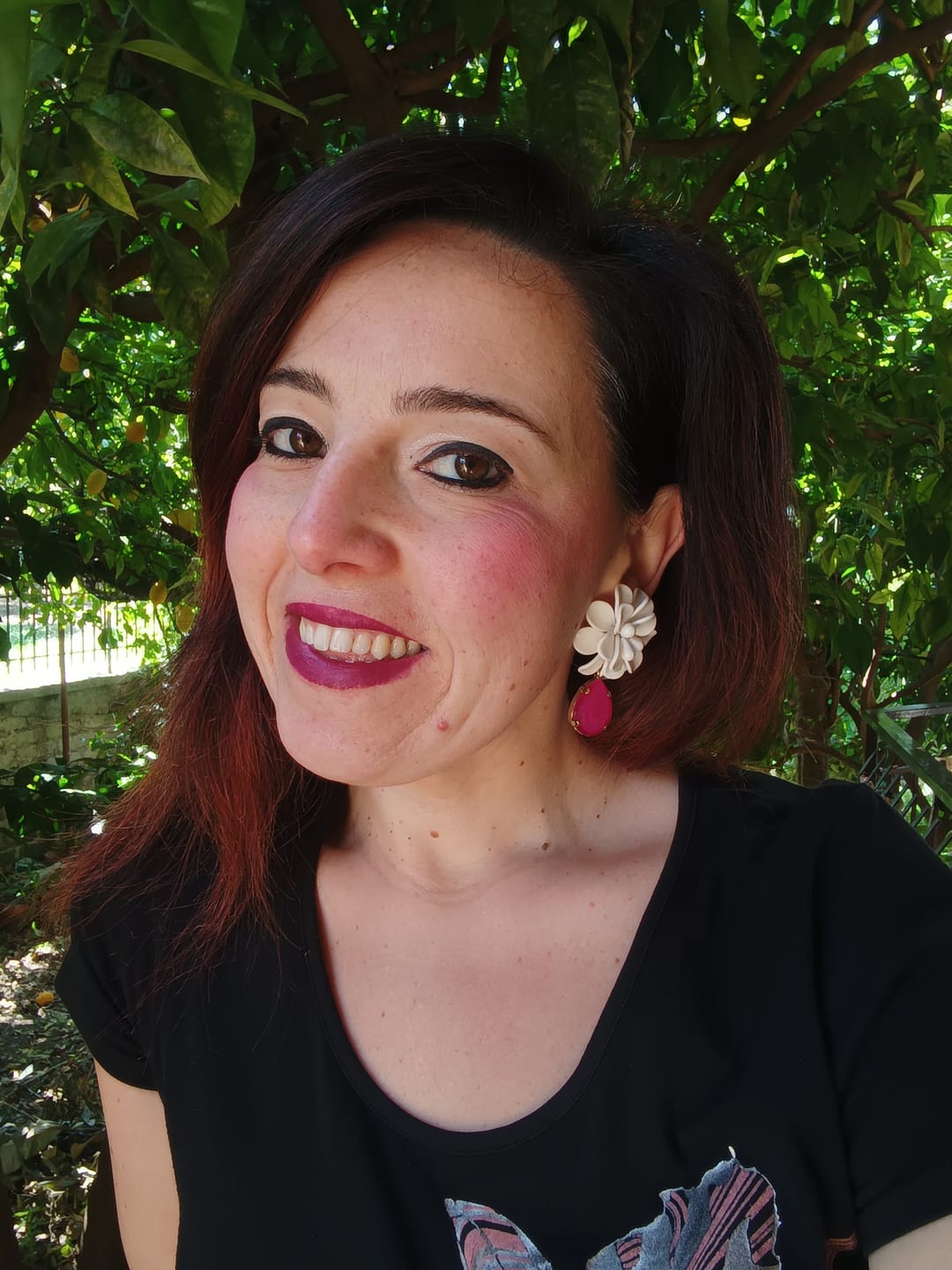 Customer photo review of Ibisco Bianco con Pietra Ciclamino