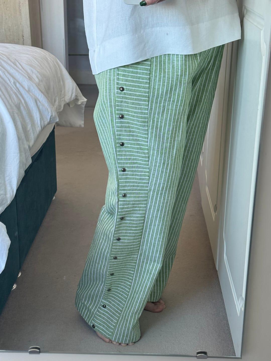 Customer photo review of Cotton Linen Fabric