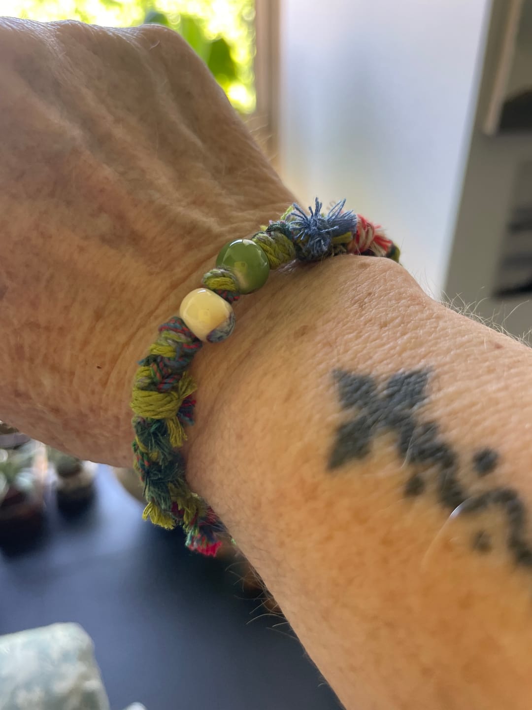 Customer photo review of Vital Harmony Woven Bracelet