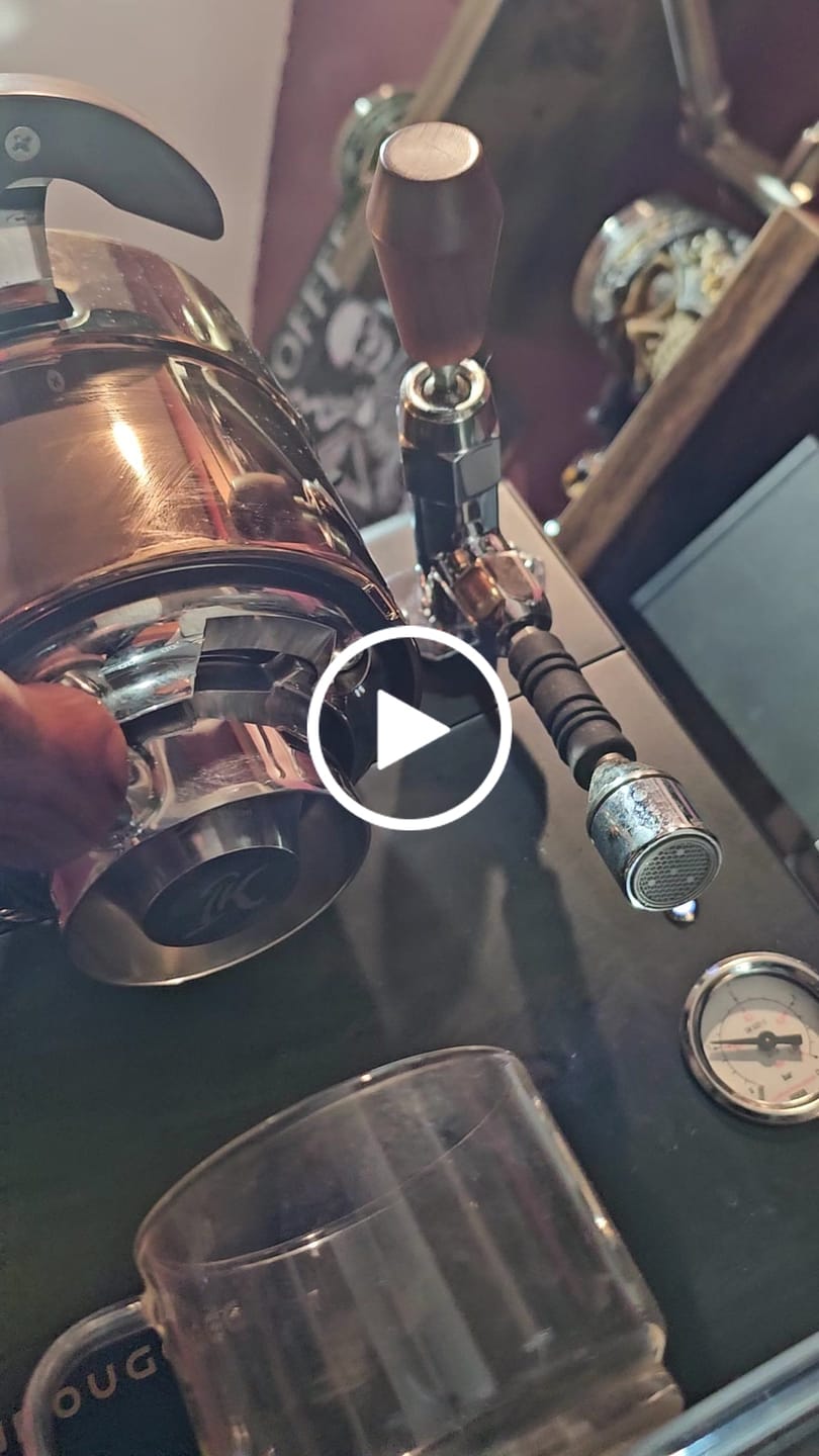 Customer video review of Step-Down Portafilter Basket 58mm to 32mm
