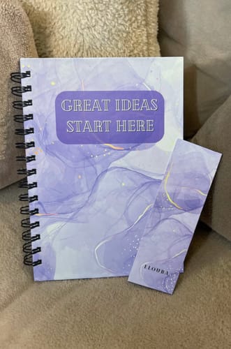 Customer photo review of Violet Flow - Notebook