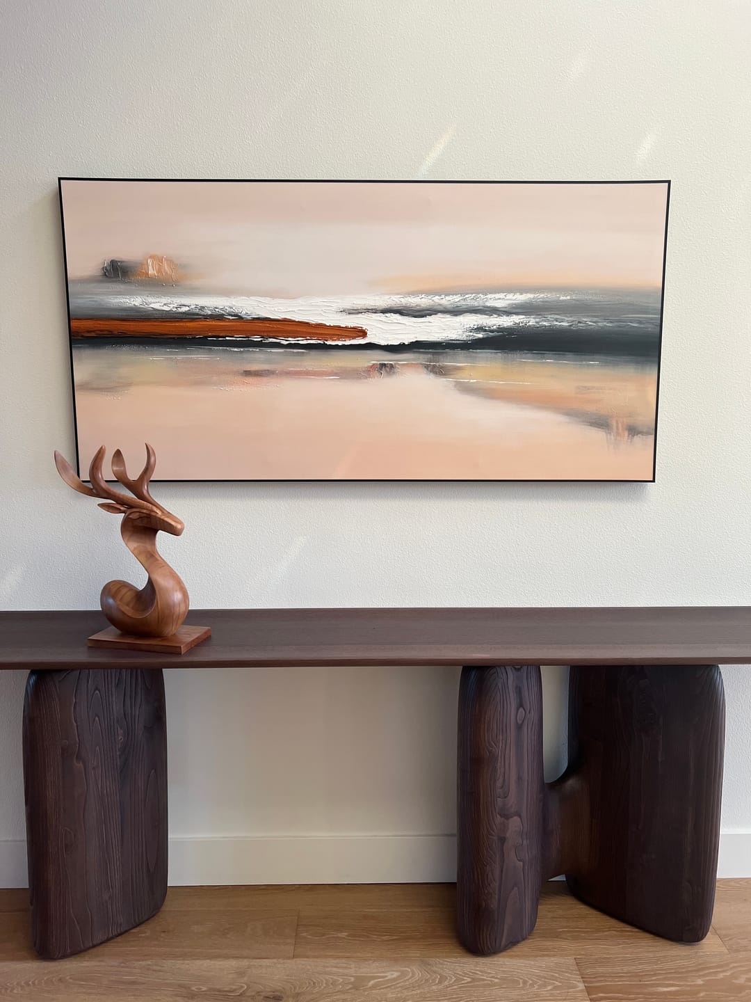 Customer photo review of Abstract Painting Canvas #AP072