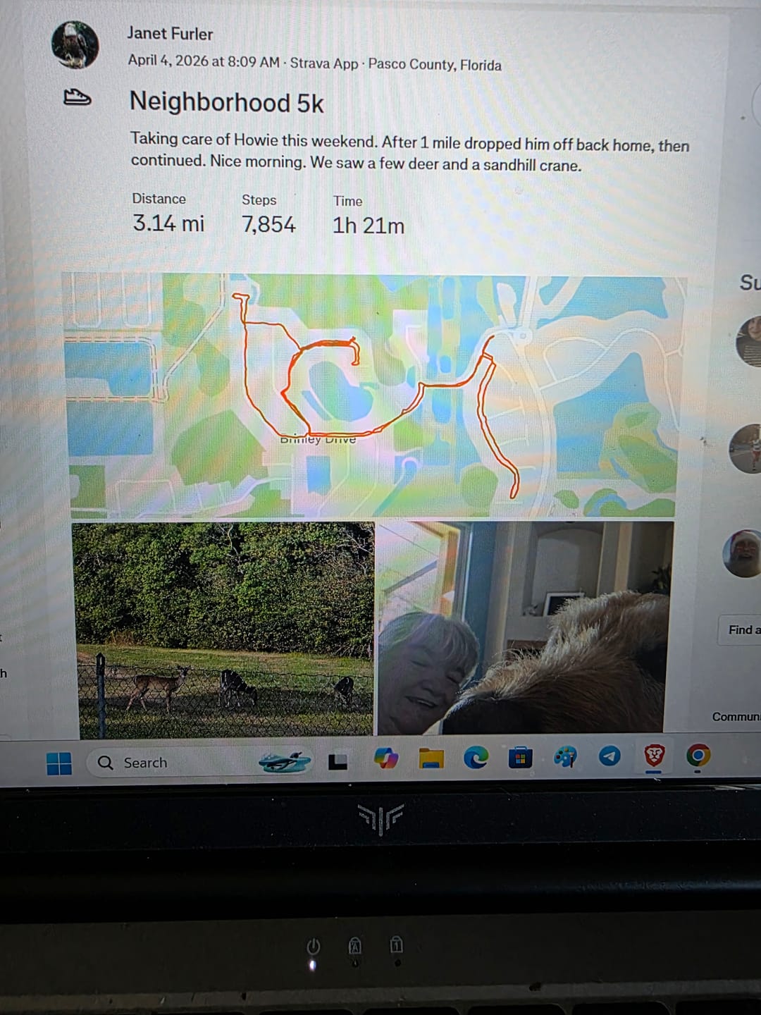 Customer photo review of Snoopy Run 5K/10K/13.1 🏞️