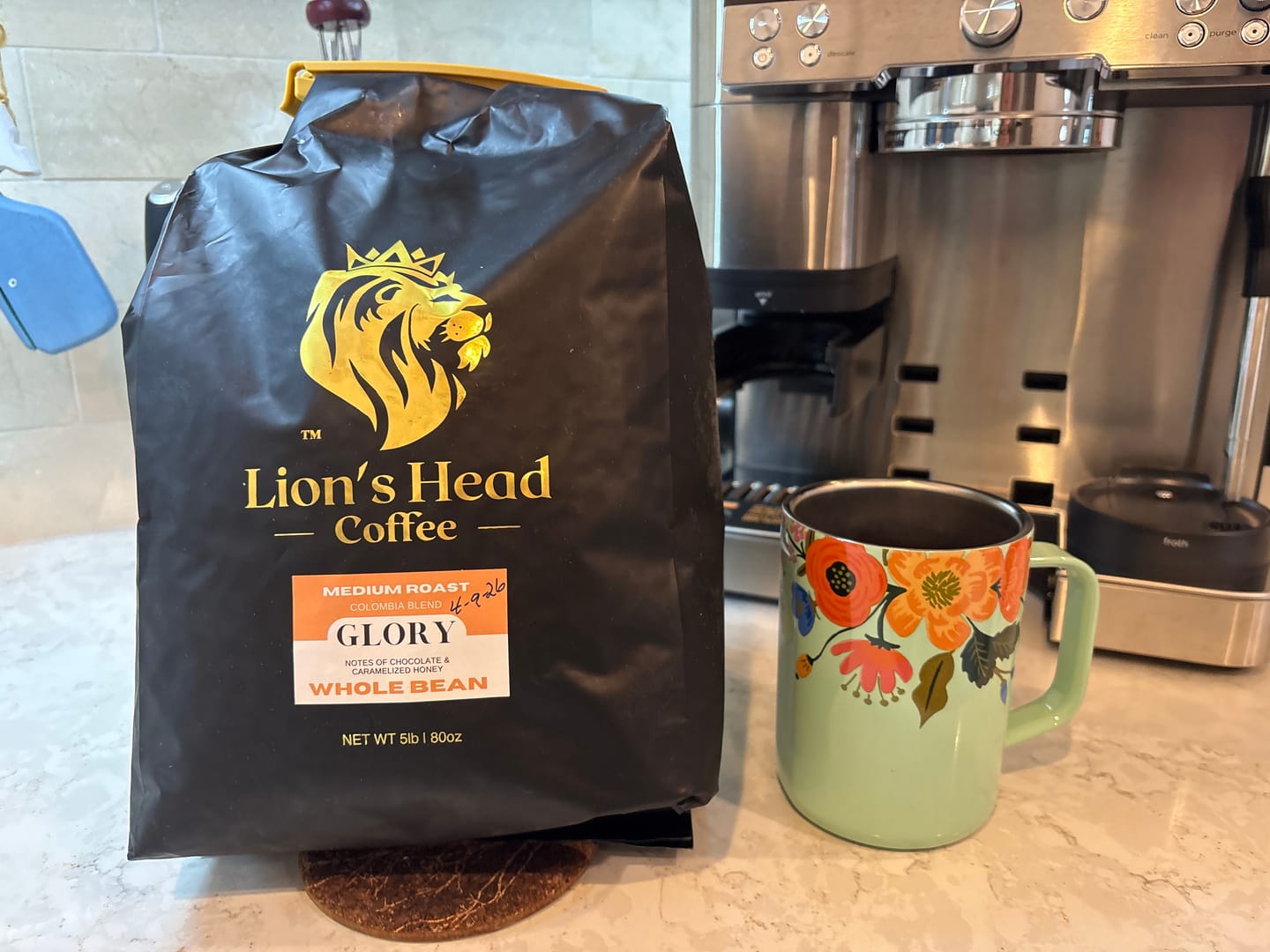Customer photo review of Glory - Chocolate & Caramelized Honey - Medium Roast