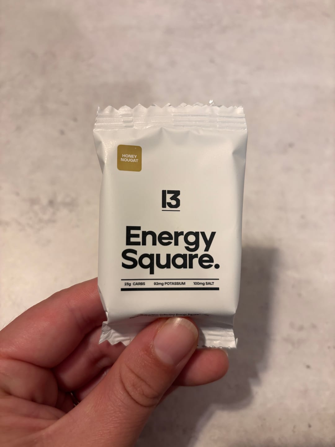 Customer photo review of 13 Energy Squares.