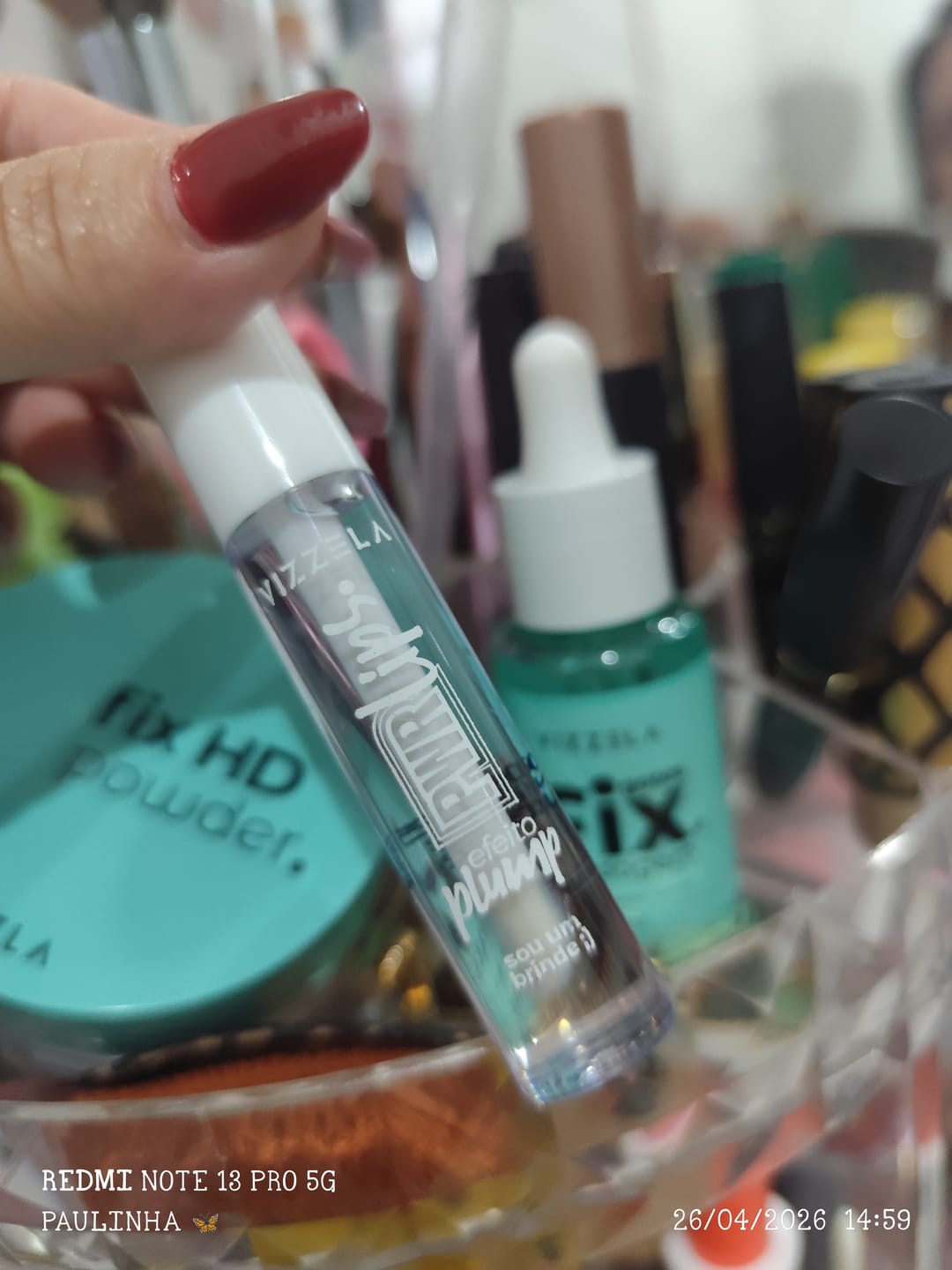 Customer photo review of Mini produto brinde