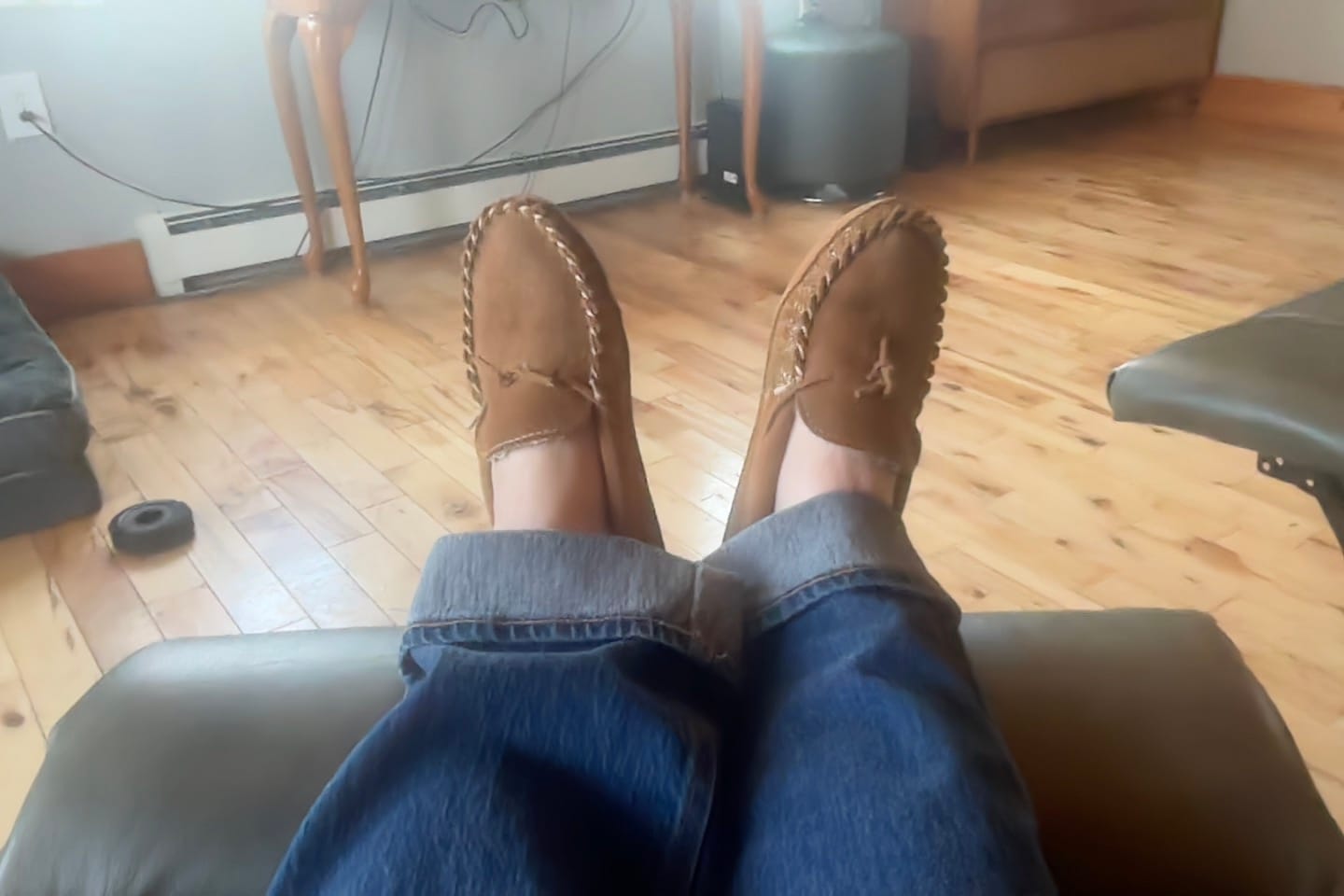 Customer photo review of Women's Lined Shimmering Slippers (Clearance)