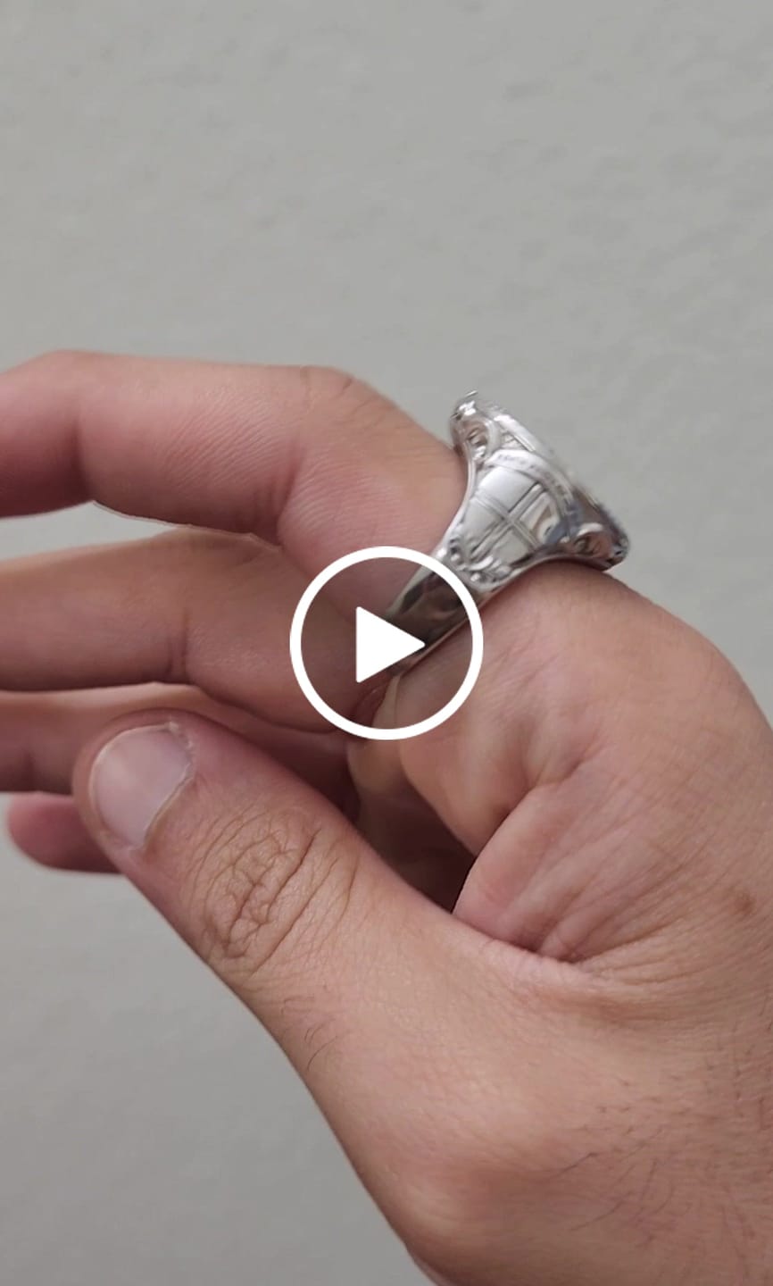 Customer video review of Saint George Ring